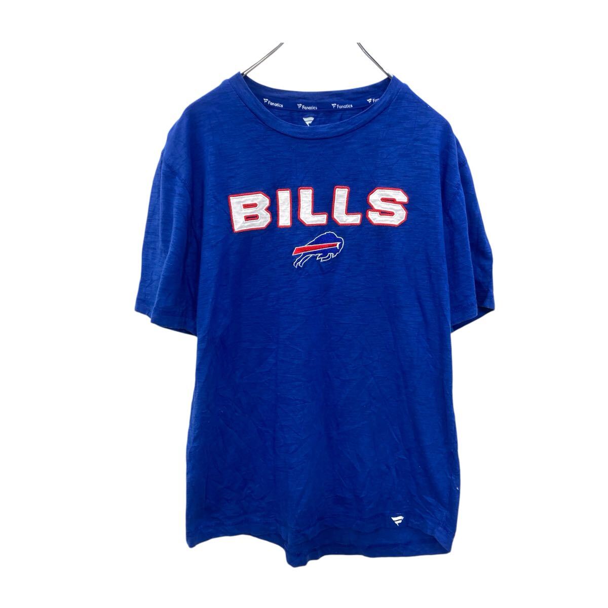 【中古】【古着】 fanatics 半袖 ロゴTシャツ M ブルー ブルズ スポーツ 古着卸 アメリカ仕入 a705-5029