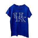 【中古】【古着】 anvil 半袖 プリントTシャツ レディース S~ ブルー アンビル UK 古着卸 アメリカ仕入 a705-5057