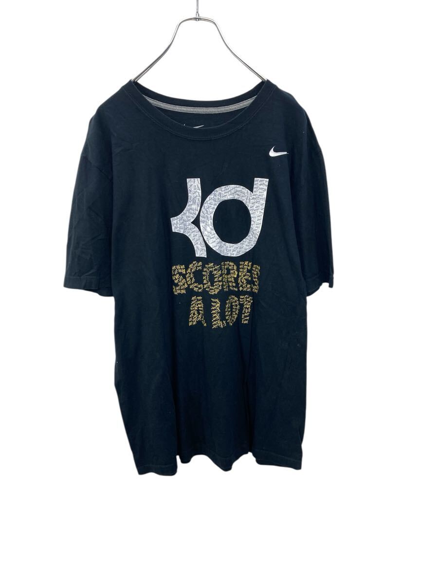【中古】【古着】 NIKE 半袖 プリント Tシャツ XL ブラック ビッグロゴ ナイキ 古着卸 アメリカ仕入 a705-5167