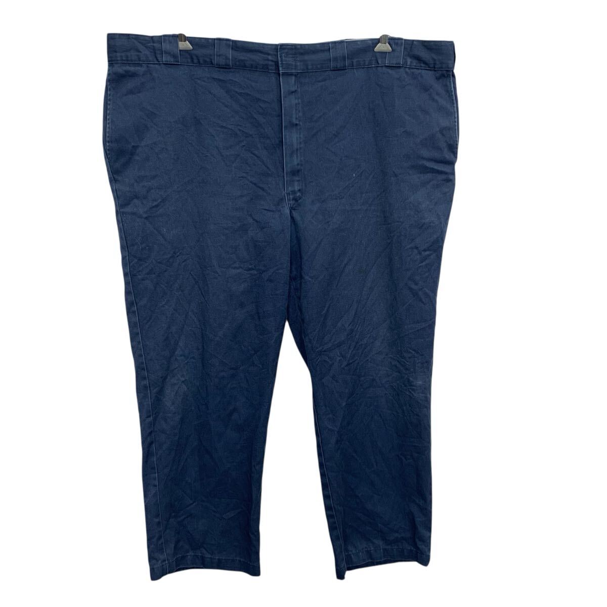 【中古】【古着】 Dickies 874 ワークパンツ 2XL〜 ブルー系 ディッキーズ ジップアップ ビッグサイズ ワーク ボトムス 古着卸 アメリカ仕入 2505-258