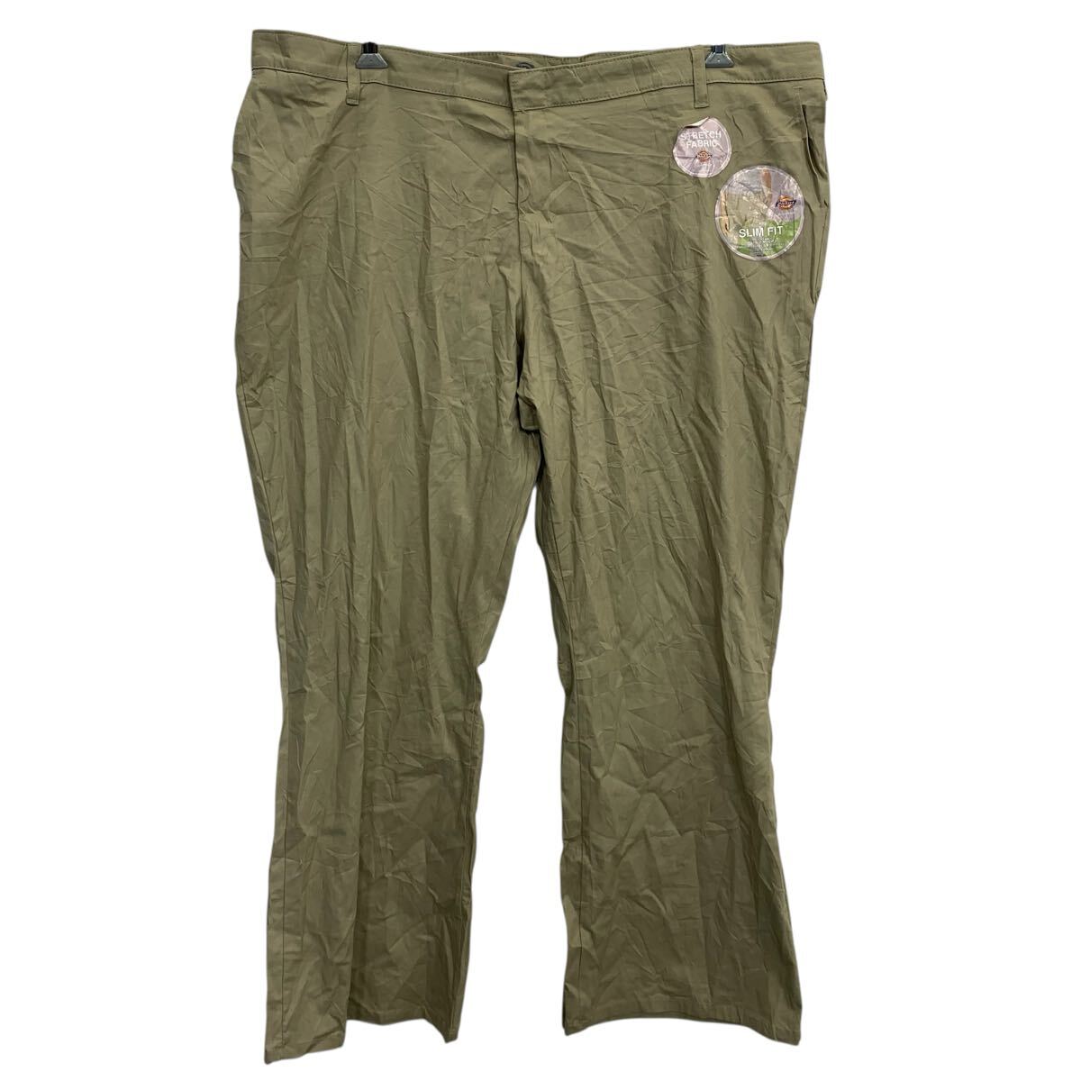 【中古】【古着】 Dickies ワークパンツ 24 レディース 3XL〜 ベージュ ディッキーズ ジップアップ ビッグサイズ ワーク 古着卸 アメリカ仕入 2505-266 voxtrading-10201063 古着屋DEN パッケージ画像