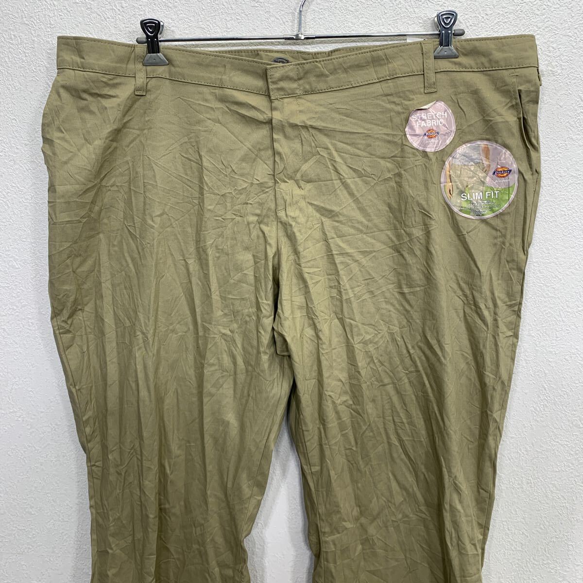 【中古】【古着】 Dickies ワークパンツ 24 レディース 3XL〜 ベージュ ディッキーズ ジップアップ ビッグサイズ ワーク 古着卸 アメリカ仕入 2505-266 voxtrading-10201063 古着屋DEN サンプル画像2