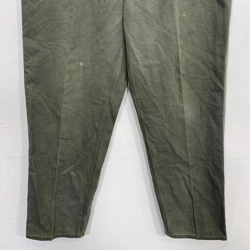 【中古】【古着】 Carhartt ダック ペインターパンツ XL〜 オリーブ カーハート ジップアップ ビッグサイズ ワークパンツ 古着卸 アメリカ仕入 2505-363