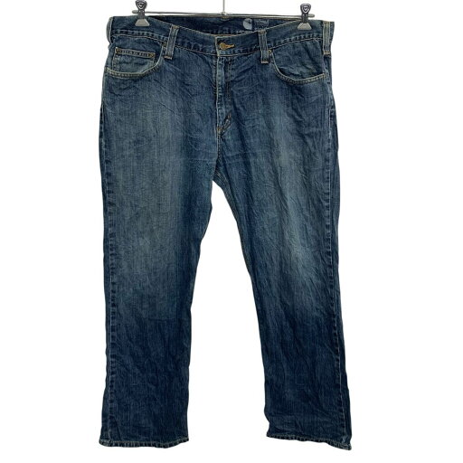 【中古】【古着】 Carhartt デニムパンツ W38 インディゴブルー カーハート ジップアップ ビッグサイズ アメカジ ジーンズ 古着卸 アメリカ仕入 2505-373 【中古】【古着】 Carhartt デニムパンツ W38 インディゴブルー カーハート ジップアップ ビッグサイズ アメカジ ジーンズ 古着卸 アメリカ仕入 2505-373
