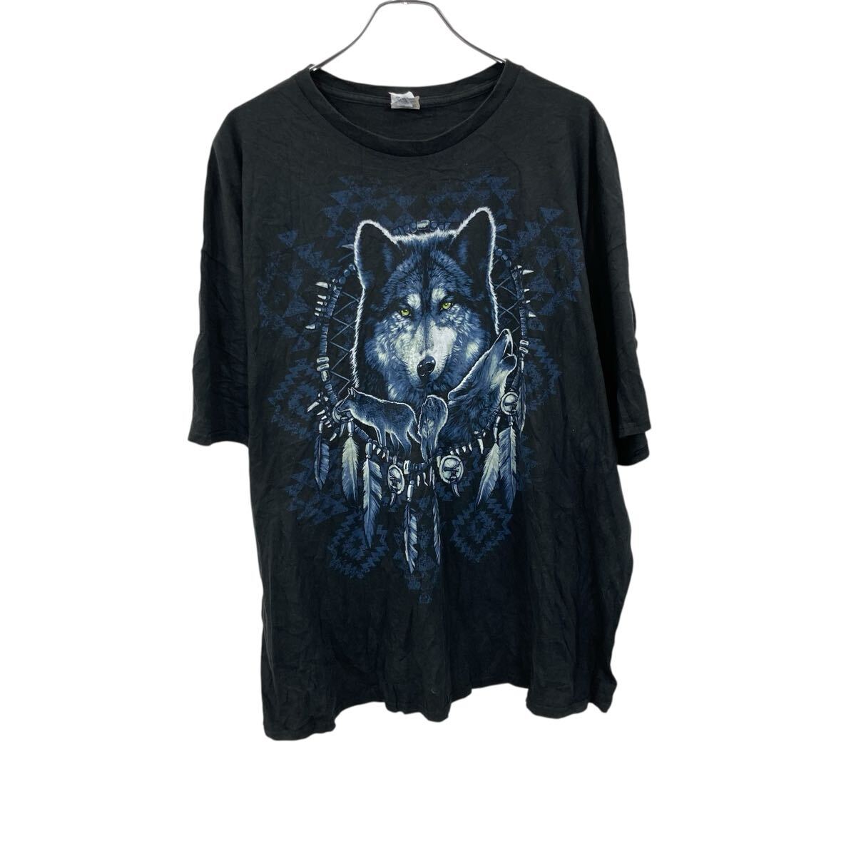 Rakuten - 【中古】【古着】 半袖 プリントTシャツ 3XL プルオーバー アニマルプリント 古着卸 アメリカ仕入 a705-5341