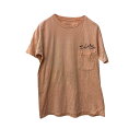 【中古】【古着】 半袖 プリントTシャツ S ピンク プルオーバー バックプリント ポケットTシャツ シャーク 古着卸 アメリカ仕入 a705-5505(4)