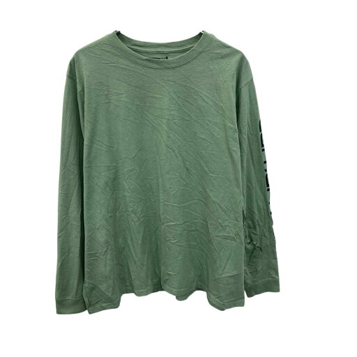 【中古】【古着】 carhartt 長袖 プリントTシャツ 2XL グリーン プルオーバー 袖プリント 無地 ストリート カーハート 古着卸 アメリカ仕入 a705-5556 【中古】【古着】 carhartt 長袖 プリントTシャツ 2XL グリーン プルオーバー 袖プリント 無地 ストリート カーハート 古着卸 アメリカ仕入 a705-5556