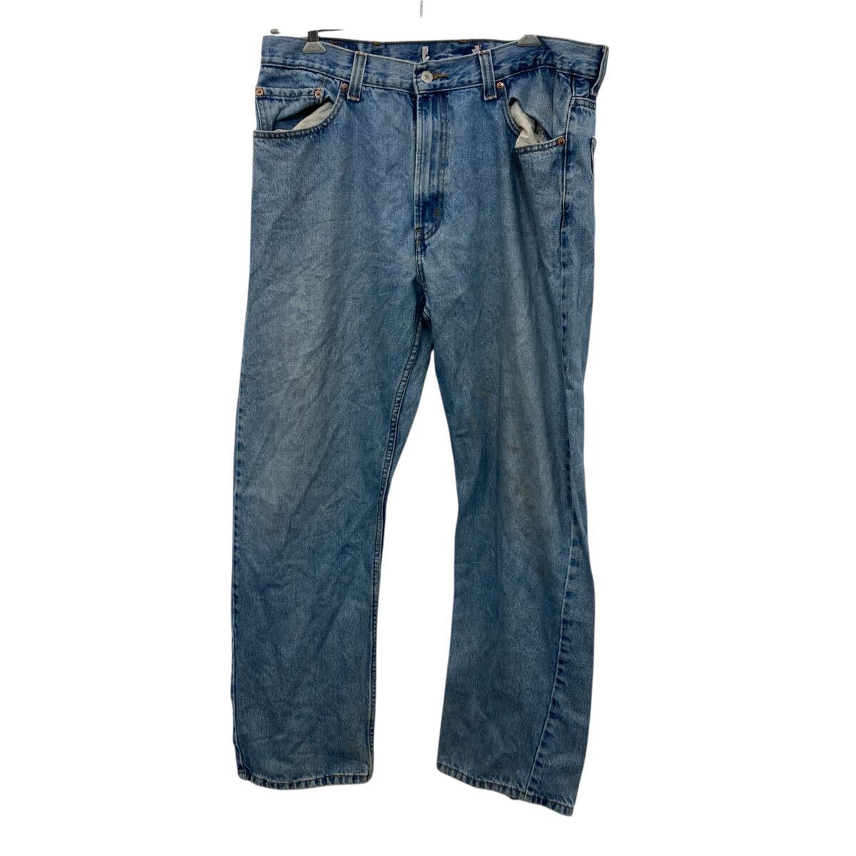 【中古】【古着】 Levi's 505 デニムパンツ W38 ブルー リーバイス ジップアップ レギュラーフィット ジーンズ 古着卸 アメリカ仕入 2505-470