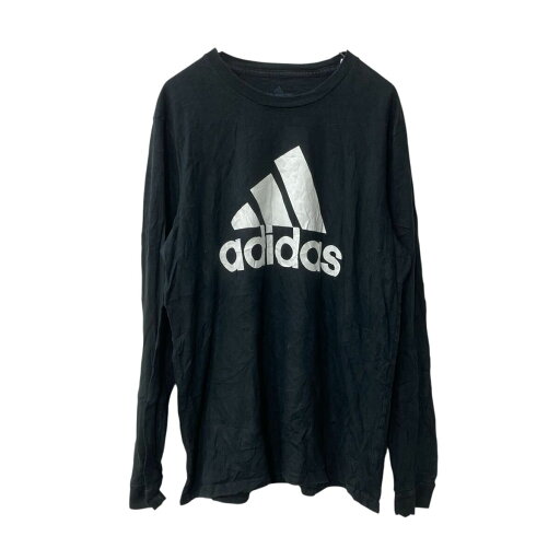 【中古】【古着】 adidas 長袖 ロゴTシャツ L ブラック アディダス プルオーバー パフォーマンスロゴ 古着卸 アメリカ仕入 a705-5879 【中古】【古着】 adidas 長袖 ロゴTシャツ L ブラック アディダス プルオーバー パフォーマンスロゴ 古着卸 アメリカ仕入 a705-5879