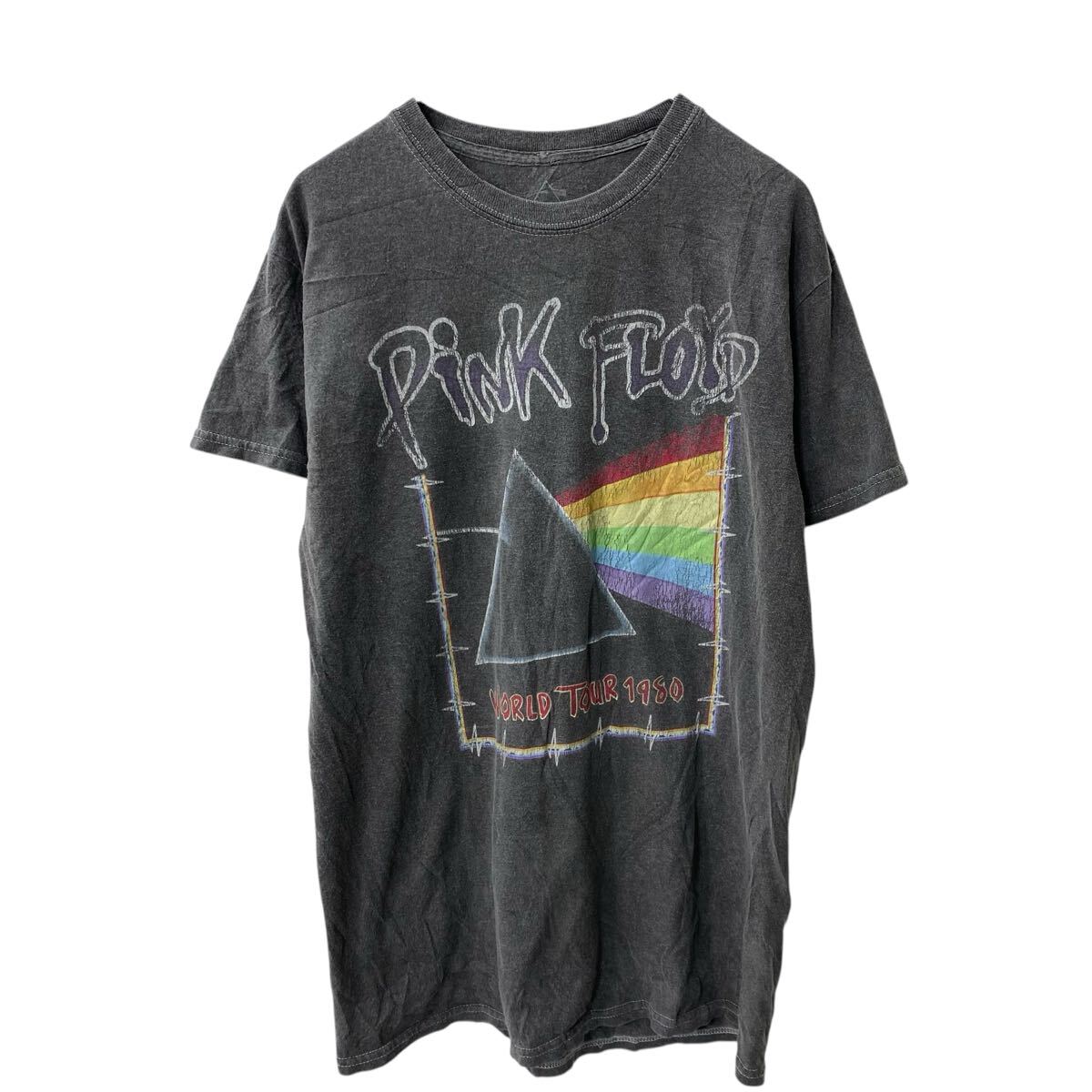 【中古】【古着】 PINK FLOYD 半袖 プリントTシャツ S フェードグレー ピンクフロイド バンT ロックT 古着卸 アメリカ仕入 a705-6014