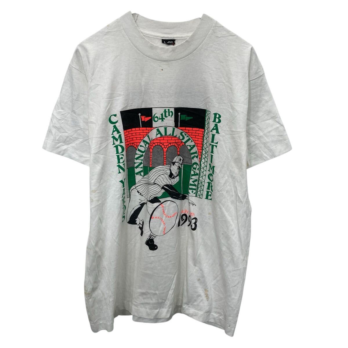 ★★複数点購入の場合は、1点分の送料で同梱発送致します。★★（合計金額が3,980円(税込)以上の場合は、送料無料となります。)商品に興味をもって頂き、誠に有難うございます。恐れ入りますが最後までお読み頂き、ご了承の上ご購入下さい。アメリカから輸入した フルーツオブザルーム 半袖 プリントTシャツの販売です。【商品説明】※色やデザインは画像をご覧ください。【サイズ】（海外規格の為、基本的には大きめのサイズ感となりますが、詳細は実寸をご参照ください。)サイズ表記にてL実寸着丈 69cm肩幅 47cm身幅 52cm袖丈 半袖cm(脇下から計測)・素人採寸の為、誤差についてはご容赦下さい。・着用感につきましては普段着用されているものとの実寸を比較して参考にされてください。【状態】状態確認 C ランク品前身頃、両袖、後身頃に汚れがあります。《ランク》A-デッドストックや未使用に近い状態B-使用感はあるが綺麗な状態C-使用感があり多少の汚れがある状態D-使用感があり汚れや破れがある状態（上記ランクは弊社基準でのランク付けとなります。あくまでも参考として頂き、詳細は画像をご確認の上、ご入札ください。また、見落としによる目立たない穴、ほつれ、破れ、汚れ等のダメージ品が混入している場合もございますことをご理解の上、ご入札をお願い致します。）・全体的に使用感はありますが着用に問題はありません。・未洗濯品です。・保管上の折りジワと、ベール品によるシワはご容赦下さい。・状態に特に敏感な方のご入札はご遠慮下さい。※不明な点がありましたらお気軽に、ご質問下さい。【発送】ネコポスで発送します。※（沖縄及び一部離島へはヤマト運輸で発送する場合があります）★★複数点購入の場合は、1点分の送料で同梱発送致します。★★（合計金額が3,980円(税込)以上の場合は、送料無料となります。)【ご注意】・落札後はノークレーム＆ノーリターンにて、お願い致します。（返品は一切お受けできません。）・古着、usedの特性等を充分にご理解頂ける方のご購入に限らせて頂きます。 古着にご理解の無い方、状態に特に敏感な方のご購入はご遠慮下さい。・サイズ感につきましては普段着用されているものとの実寸を比較して参考にされてください。・できるだけ現物に近い色味をお伝えできるように気を付けておりますが、撮影環境や使用するモニターによっては、商品と画像に若干の色誤差が生じますことをご了承ください。【営業について】誠に勝手ながら、土曜、日曜、祝日、年末年始、ゴールデンウィークはお休みとさせて頂きます。また、お客様へのご対応時間は基本的には営業日の9:00〜17：00までになります。ご対応時間外や休業日にご落札いただいた商品や、ご質問など、頂いたご連絡への返信が滞る場合がございます。ご連絡、発送は休業明けより順次行っていきますのでご了承よろしくお願いいたします。★新商品、毎日大量入荷中です!!!同梱をご希望の場合は「まとめて購入」をご利用ください。商品合計金額が3980円以上の場合送料が無料になります。3980円未満でも1点分の送料で発送いたします。「まとめて購入」の利用方法に関してはヤフオクのヘルプページ等でご確認ください。20250521-0