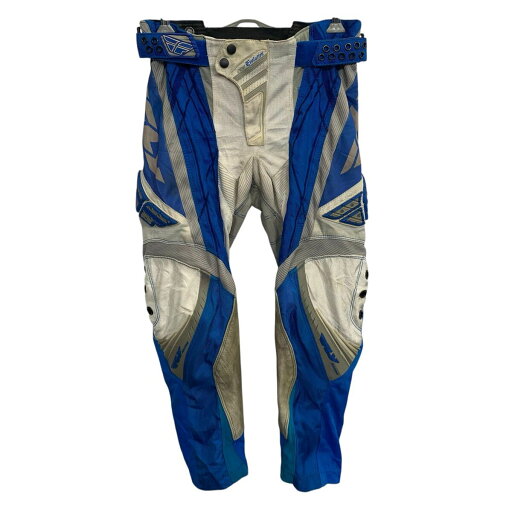 【中古】【古着】 FLY RACING モトクロスパンツ 28S ホワイト ブルー ジップアップ レーシングパンツ バイク スポーティー 古着卸 アメリカ仕入 2505-743 【中古】【古着】 FLY RACING モトクロスパンツ 28S ホワイト ブルー ジップアップ レーシングパンツ バイク スポーティー 古着卸 アメリカ仕入 2505-743