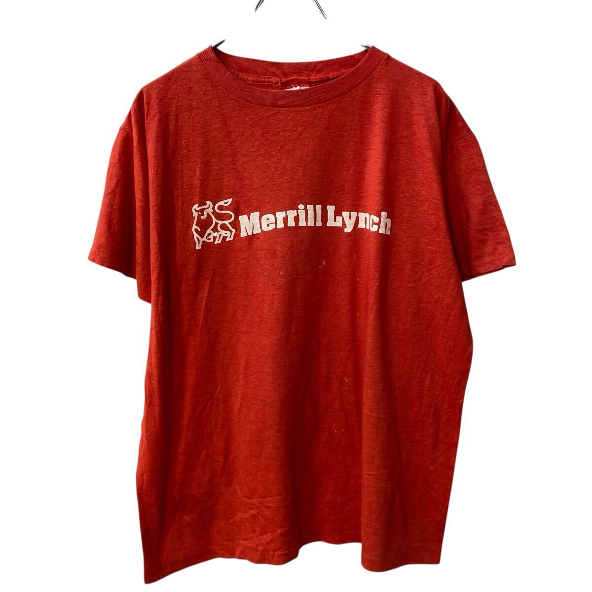 【中古】【古着】 MY SHIRT 半袖 プリントTシャツ XL レッド USA製 80's〜 古着卸 アメリカ仕入 a705-6298