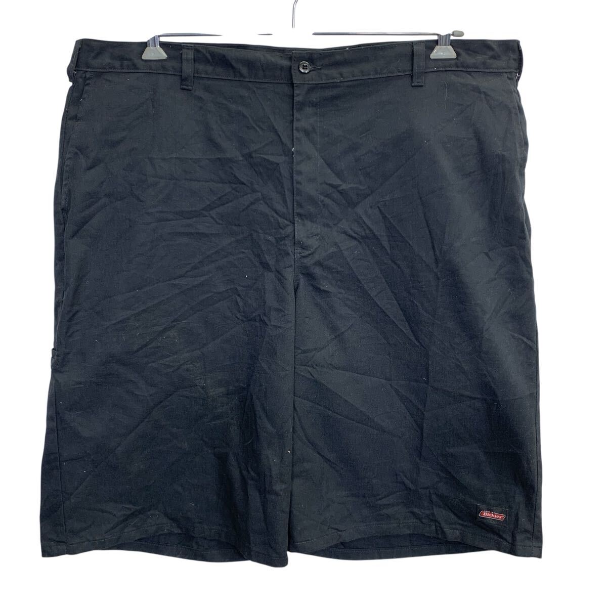 【中古】【古着】 Dickies ワークパンツ XL〜 ブラック ディッキーズ ジップアップ ビッグサイズ ショーツ ショートパンツ 古着卸 アメリカ仕入 2505-787