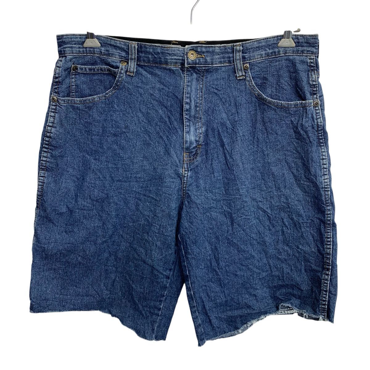 【中古】【古着】 Dickies ショートパンツ W36 インディゴブルー ディッキーズ ジップアップ デニムパンツ ショーツ ジーンズ 古着卸 アメリカ仕入 2505-815