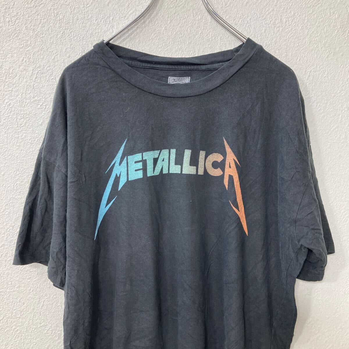 【中古】【古着】 半袖 プリントTシャツ S ブラック プルオーバー メタリカ メタル ロック バンドTシャツ 古着卸 アメリカ仕入 a705-6606