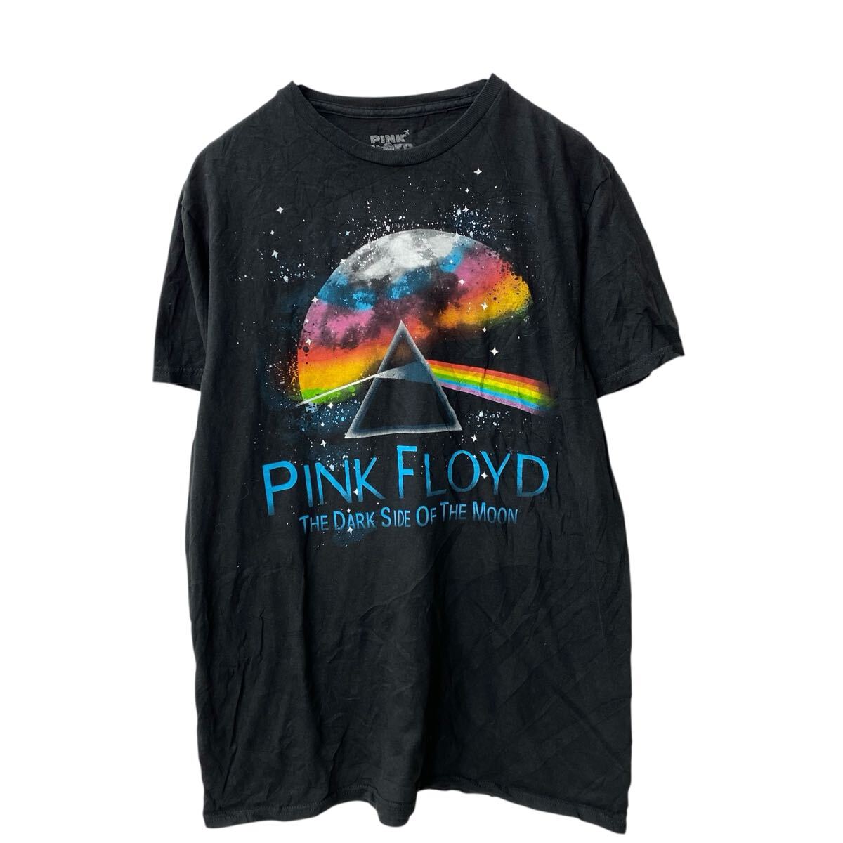 【中古】【古着】 PINK FLOYD 半袖 プリントTシャツ M ブラック ピンクフロイド プログレ 狂気 バンT ロックT 古着卸 アメリカ仕入 a705-6652