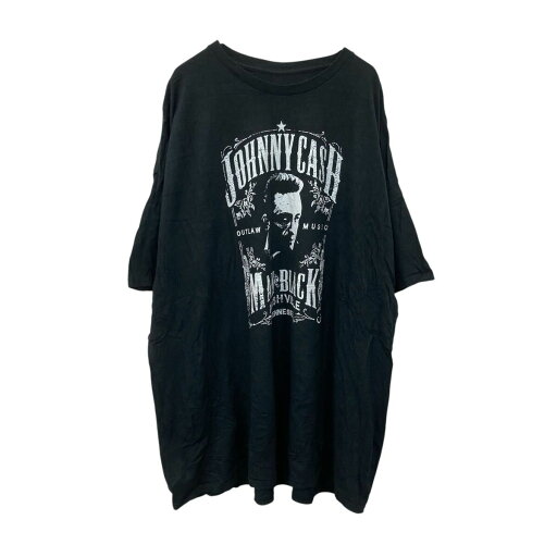 【中古】【古着】 半袖 プリントTシャツ 2XL〜 ブラック プルオーバー ビッグサイズ ジョニーキャッシュ アーティストTシャツ 古着卸 アメリカ仕入 a705-6717 【中古】【古着】 半袖 プリントTシャツ 2XL〜 ブラック プルオーバー ビッグサイズ ジョニーキャッシュ アーティストTシャツ 古着卸 アメリカ仕入 a705-6717