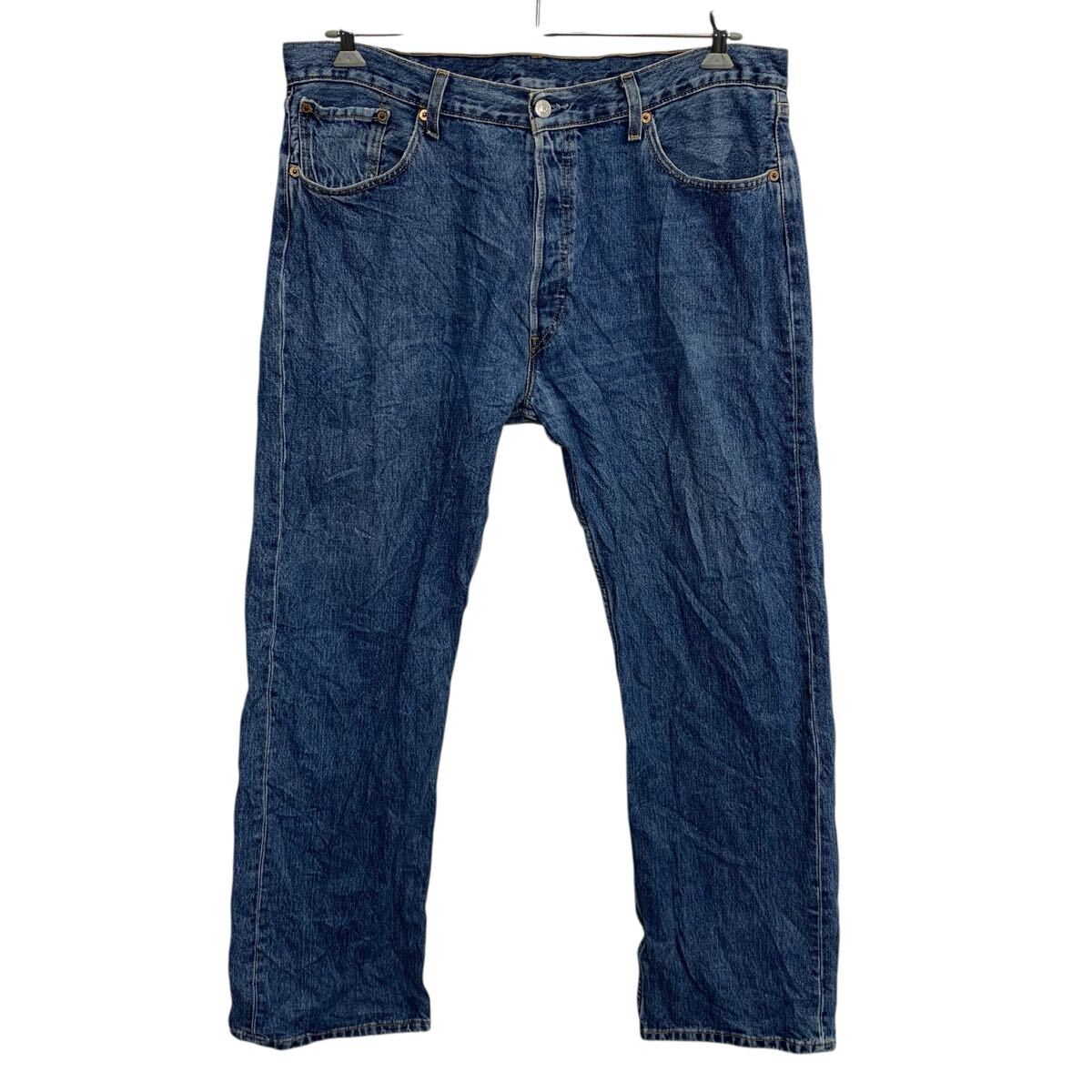【中古】【古着】 Levi's 501 デニムパンツ W38 インディゴブルー リーバイス ジップアップ ビッグサイズ アメカジ ジーンズ 古着卸 アメリカ仕入 2506-28