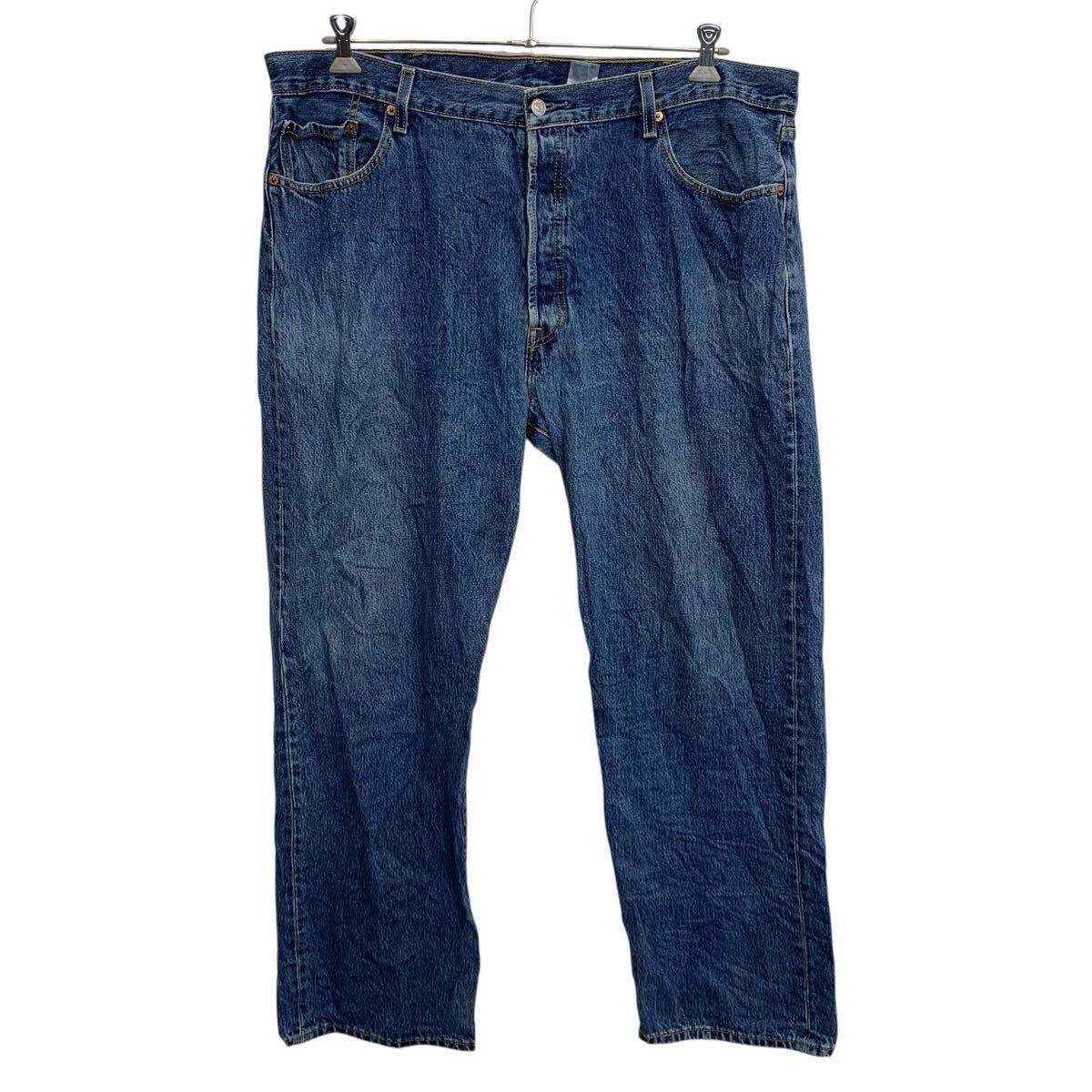 【中古】【古着】 Levi's 501 デニムパンツ W42 インディゴブルー リーバイス ボタンフライ ビッグサイズ アメカジ ジーンズ 古着卸 アメリカ仕入 2506-29