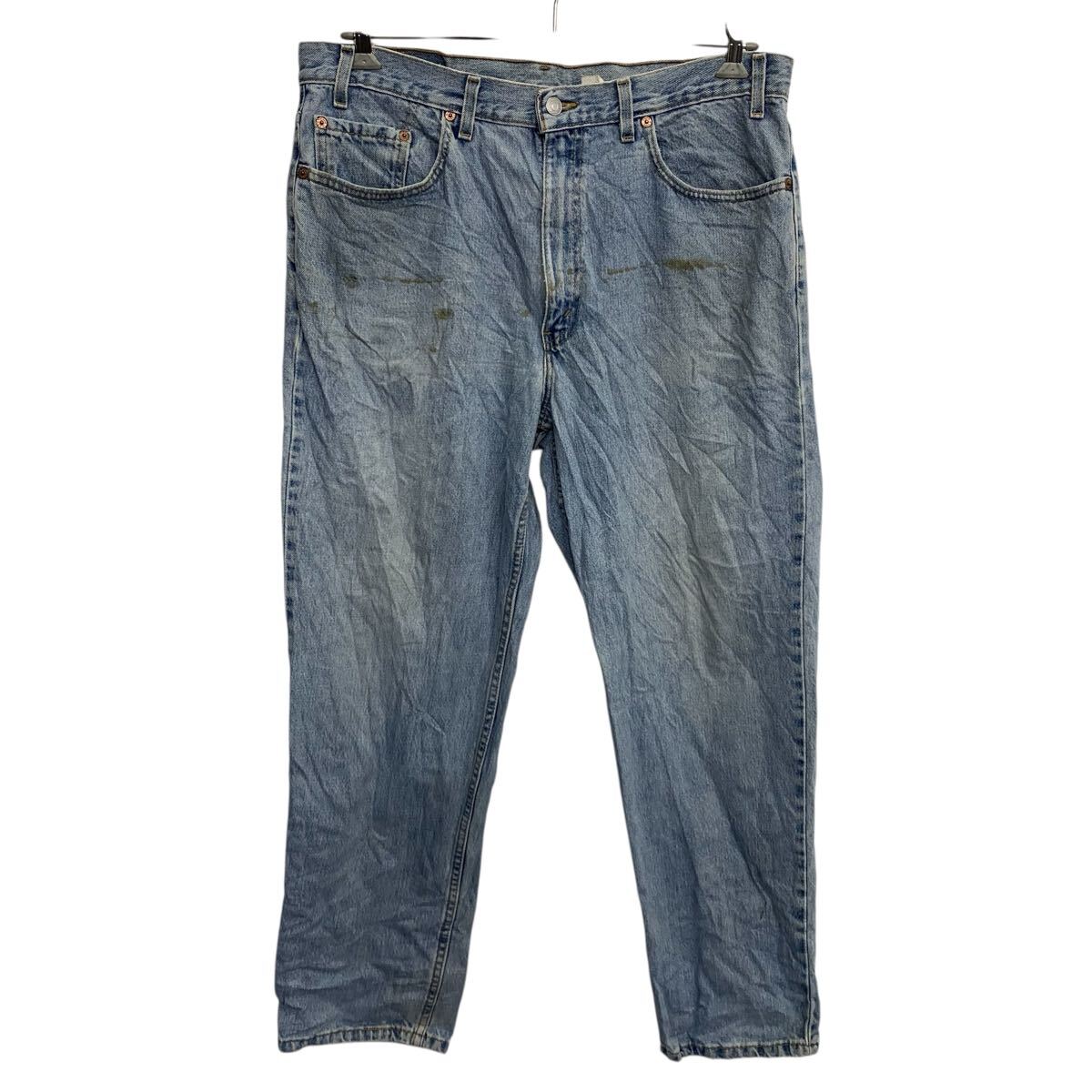 【中古】【古着】 Levi's デニムパンツ M〜 ライトブルー リーバイス ジップアップ カジュアル アメカジ ジーンズ 古着卸 アメリカ仕入..