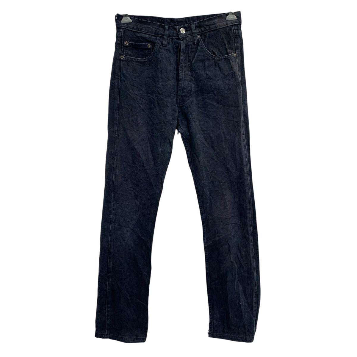 【中古】【古着】 Levi's 501 デニムパンツ W28 ブラック リーバイス ボタンフライ カジュアル アメカジ スリム ジーンズ 古着卸 アメリカ仕入 2506-43