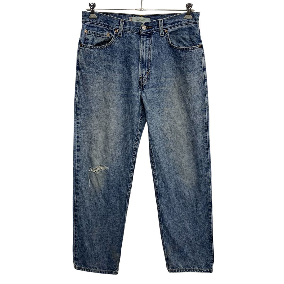 【中古】【古着】 Levi's 550 デニムパンツ W34 ブルー リーバイス ジップアップ メキシコ製 カジュアル アメカジ ジーンズ 古着卸 アメリカ仕入 2506-56