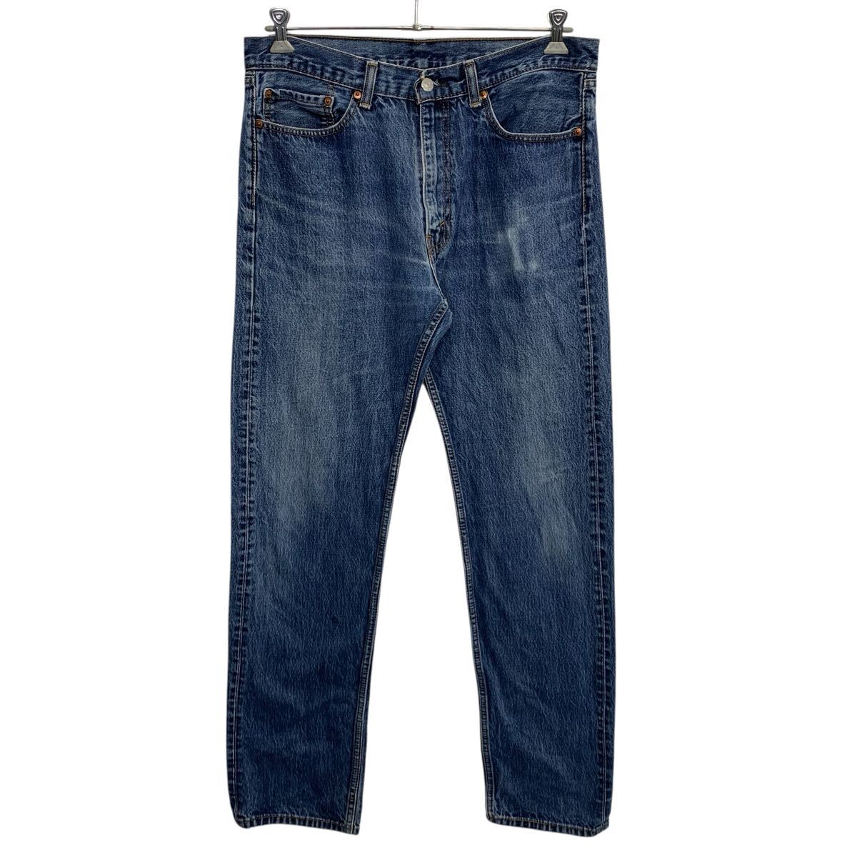 【中古】【古着】 Levi's 505 デニムパンツ W36 ブルー リーバイス ジップアップ カジュアル アメカジ ジーンズ 古着卸 アメリカ仕入 2506-59