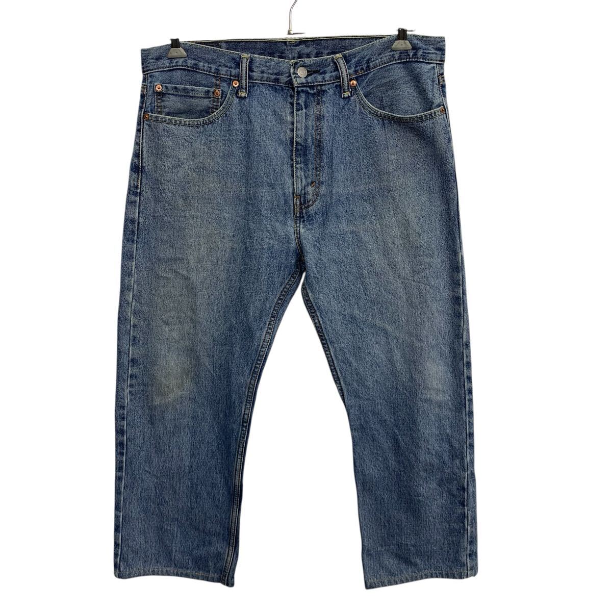 【中古】【古着】 Levi's 505 デニムパンツ W36 ブルー リーバイス ジップアップ カジュアル アメカジ ジーンズ 古着卸 アメリカ仕入 2506-63