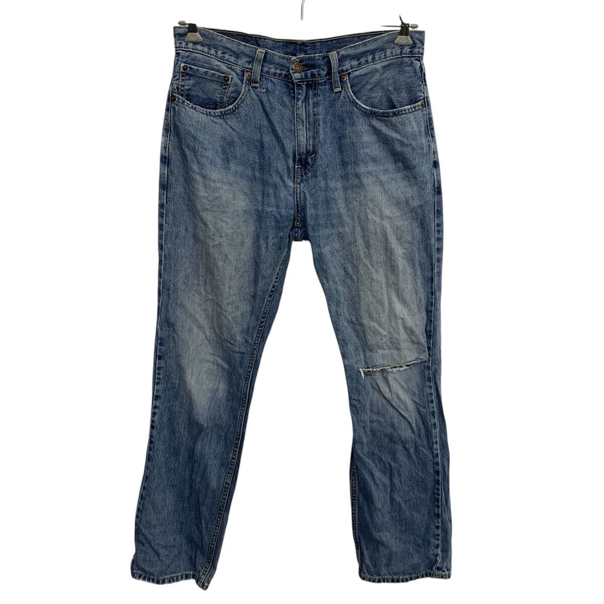 【中古】【古着】 Levi's 505 デニムパンツ W32 ブルー リーバイス ジップアップ カジュアル アメカジ ジーンズ 古着卸 アメリカ仕入 2506-66