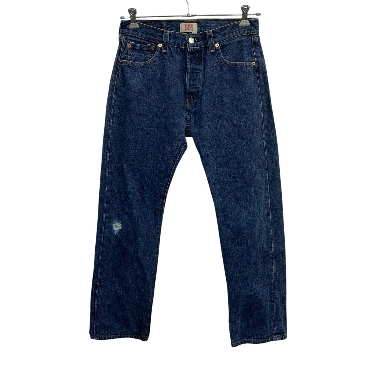 【中古】【古着】 Levi's 501 デニムパンツ W30 ブルー リーバイス ボタンフライ ストレート ジーンズ アメカジ 古着卸 アメリカ仕入 2506-118