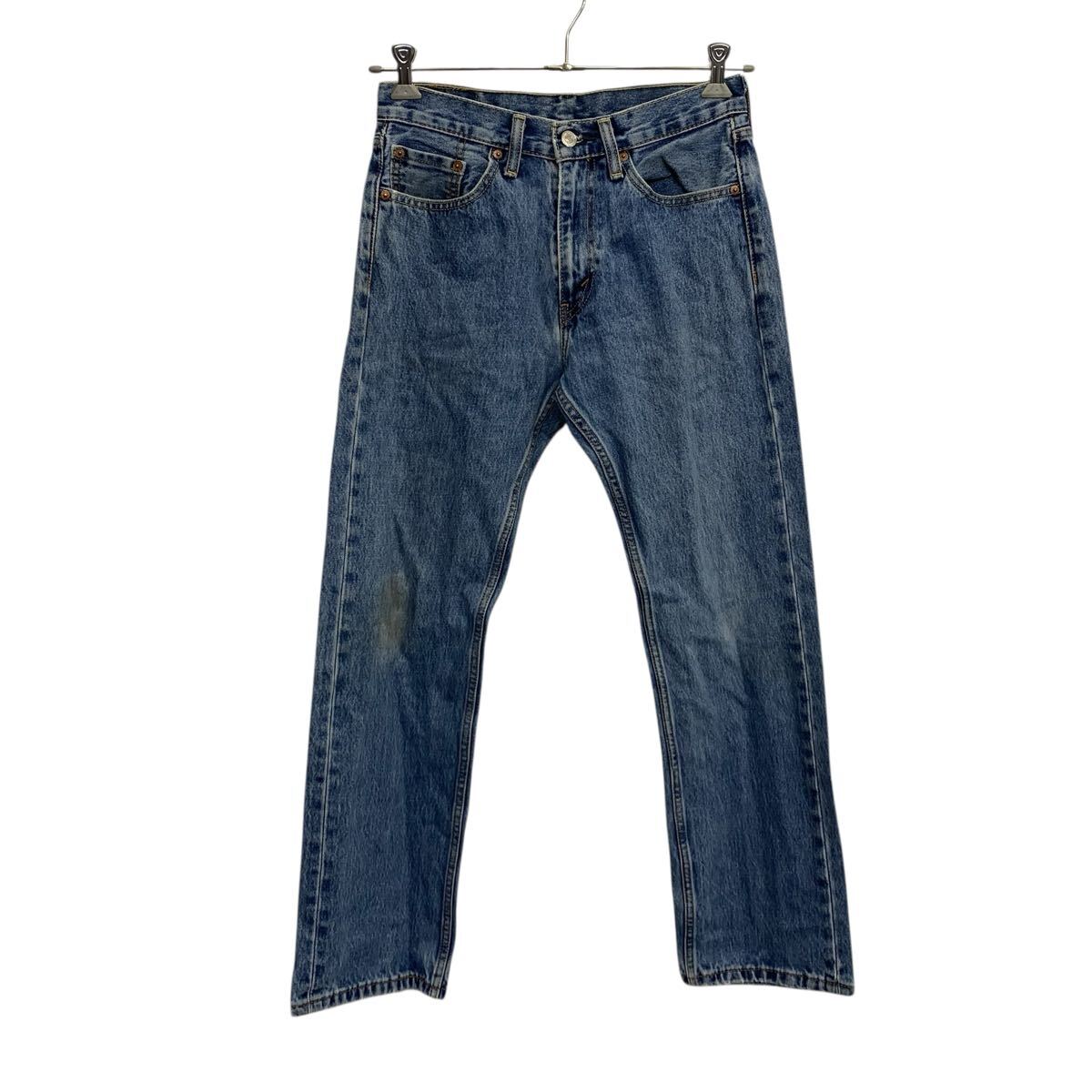 【中古】【古着】 Levi's 505 デニムパンツ W29 ブルー リーバイス ジップアップ デニム ジーンズ アメカジ 古着卸 アメリカ仕入 2506-119