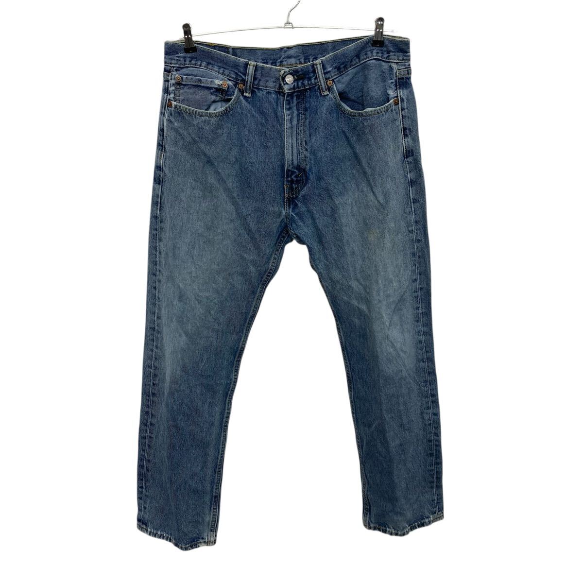 【中古】【古着】 Levi's 505 デニムパンツ W36 ブルー リーバイス ジップアップ メキシコ製 カジュアル アメカジ ジーンズ 古着卸 アメリカ仕入 2506-142