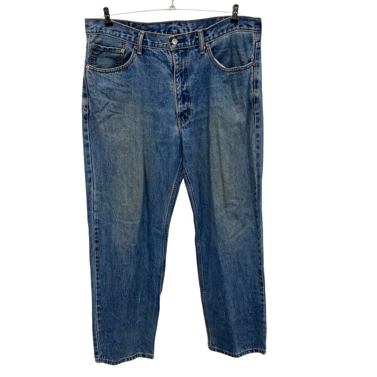 【中古】【古着】 Levi's 550 デニムパンツ W38 ブルー リーバイス ジップアップ カジュアル アメカジ ジーンズ 古着卸 アメリカ仕入 2506-144