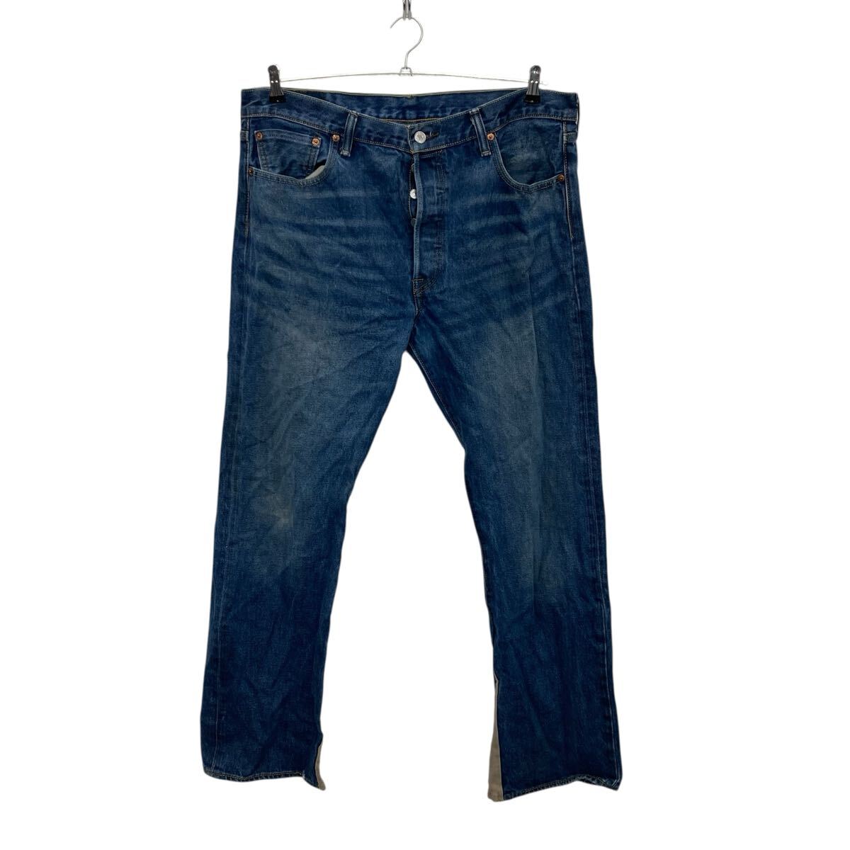 【中古】【古着】 Levi's 501 デニムパンツ W36 ブルー リーバイス ボタンフライ カジュアル アメカジ ジーンズ 古着卸 アメリカ仕入 2506-147