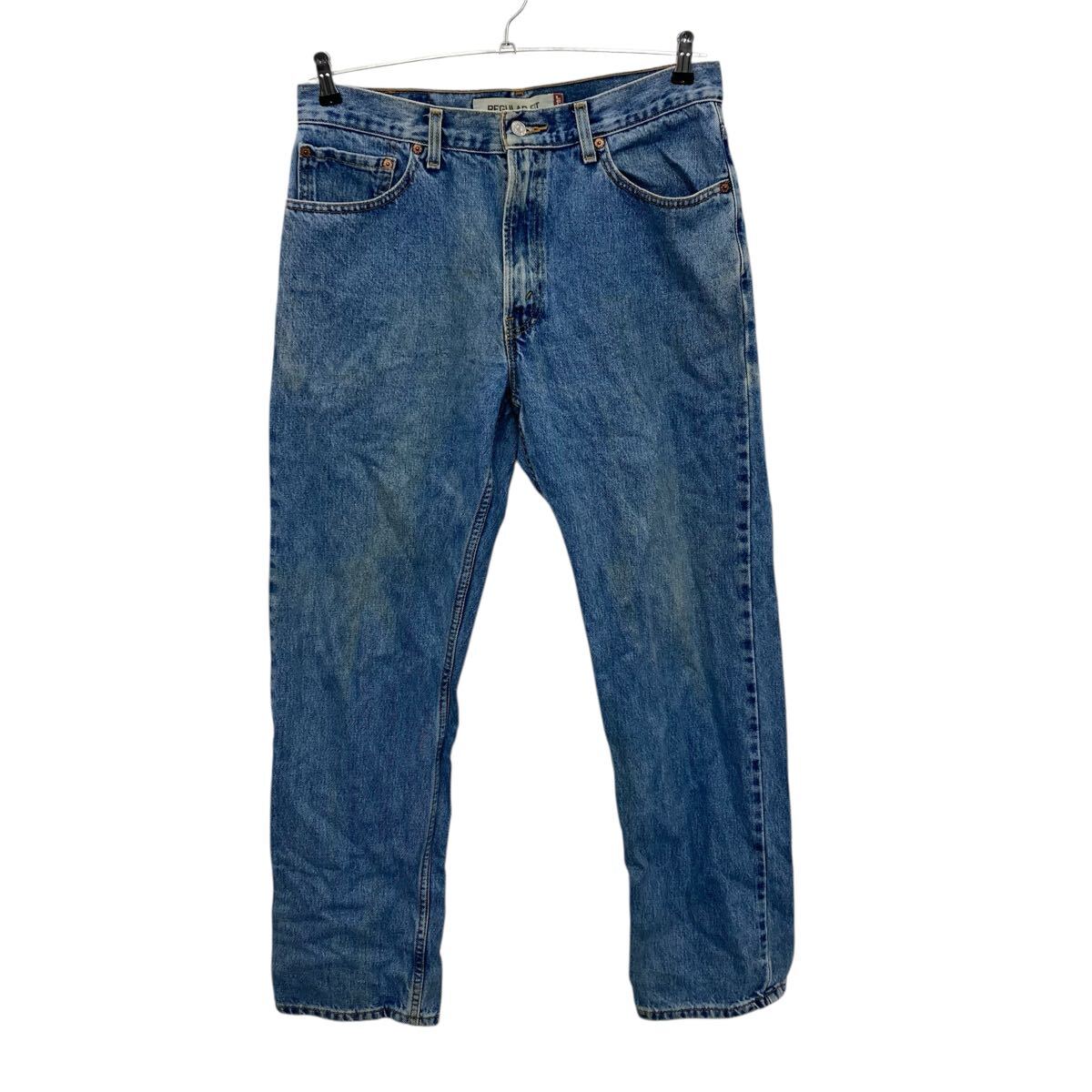 【中古】【古着】 Levi's 505 デニムパンツ W34 ブルー リーバイス ジップアップ カジュアル アメカジ ジーンズ 古着卸 アメリカ仕入 2506-148