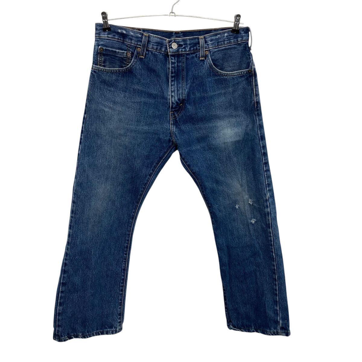 【中古】【古着】 Levi's デニムパンツ W34 ブルー リーバイス ジップアップ カジュアル アメカジ ジーンズ 古着卸 アメリカ仕入 2506-178