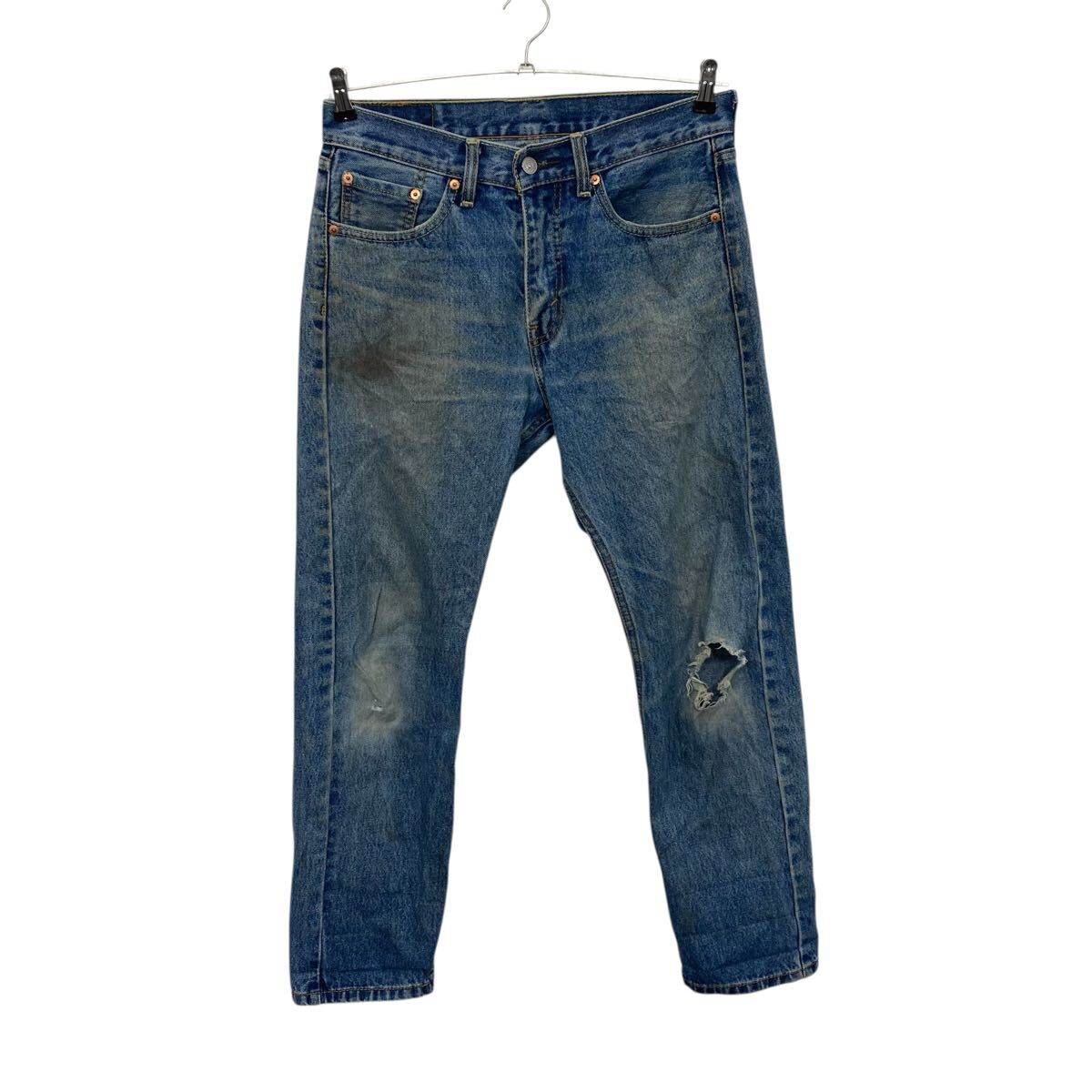 【中古】【古着】 Levi's 505 デニムパンツ W30 ブルー リーバイス ジップアップ カジュアル アメカジ ジーンズ 古着卸 アメリカ仕入 2506-191