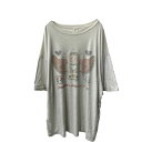 【中古】【古着】 半袖 プリントTシャツ レディース XL オフホワイト ビッグサイズ カントリー 古着卸 アメリカ仕入 a706-5170