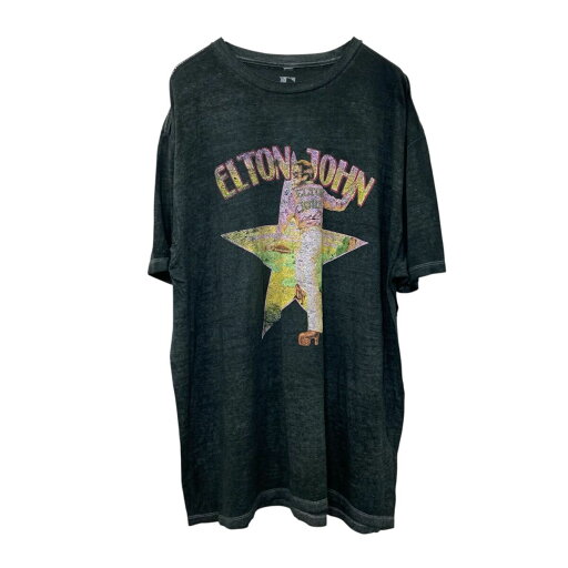 【中古】【古着】 ELTON JOHN 半袖 プリントTシャツ XXL ブラック エルトンジョン プルオーバー ビッグサイズ ミュージックT 古着卸 アメリカ仕入 a706-5200 【中古】【古着】 ELTON JOHN 半袖 プリントTシャツ XXL ブラック エルトンジョン プルオーバー ビッグサイズ ミュージックT 古着卸 アメリカ仕入 a706-5200