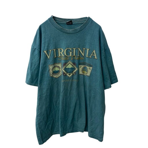 【中古】【古着】 ISLAND 半袖 プリントTシャツ L セージグリーン USA製 バージニア 古着卸 アメリカ仕入 a706-5214 【中古】【古着】 ISLAND 半袖 プリントTシャツ L セージグリーン USA製 バージニア 古着卸 アメリカ仕入 a706-5214