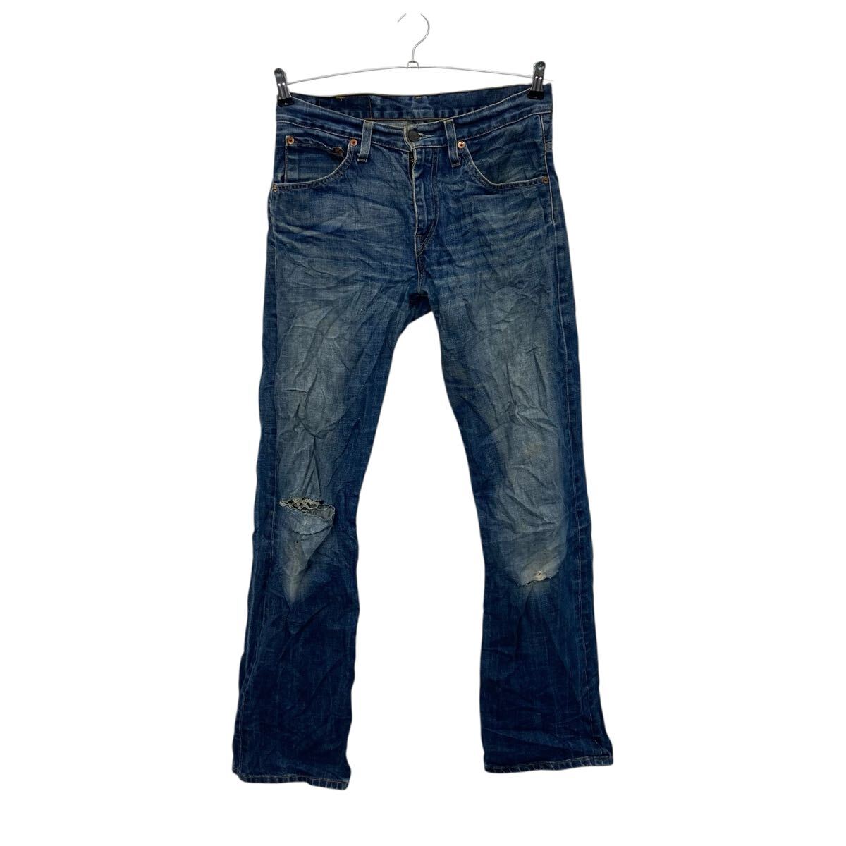 【中古】【古着】 Levi's 507 デニムパンツ W29 ブルー リーバイス ジップアップ カジュアル アメカジ ジーンズ 古着卸 アメリカ仕入 2506-225