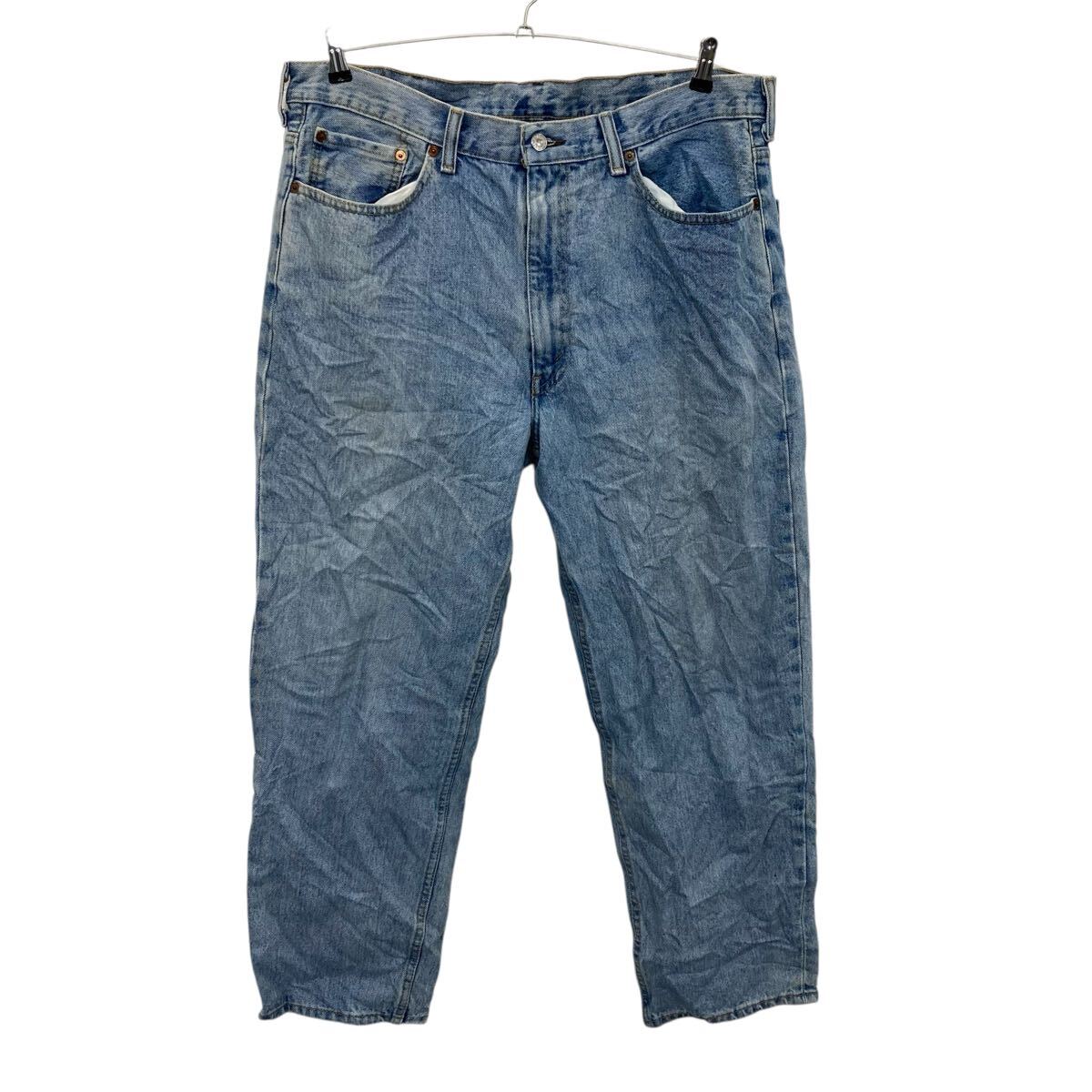 【中古】【古着】 Levi's 550 デニムパンツ W38 ブルー リーバイス ジップアップ メキシコ製 カジュアル アメカジ ジーンズ 古着卸 アメリカ仕入 2506-233