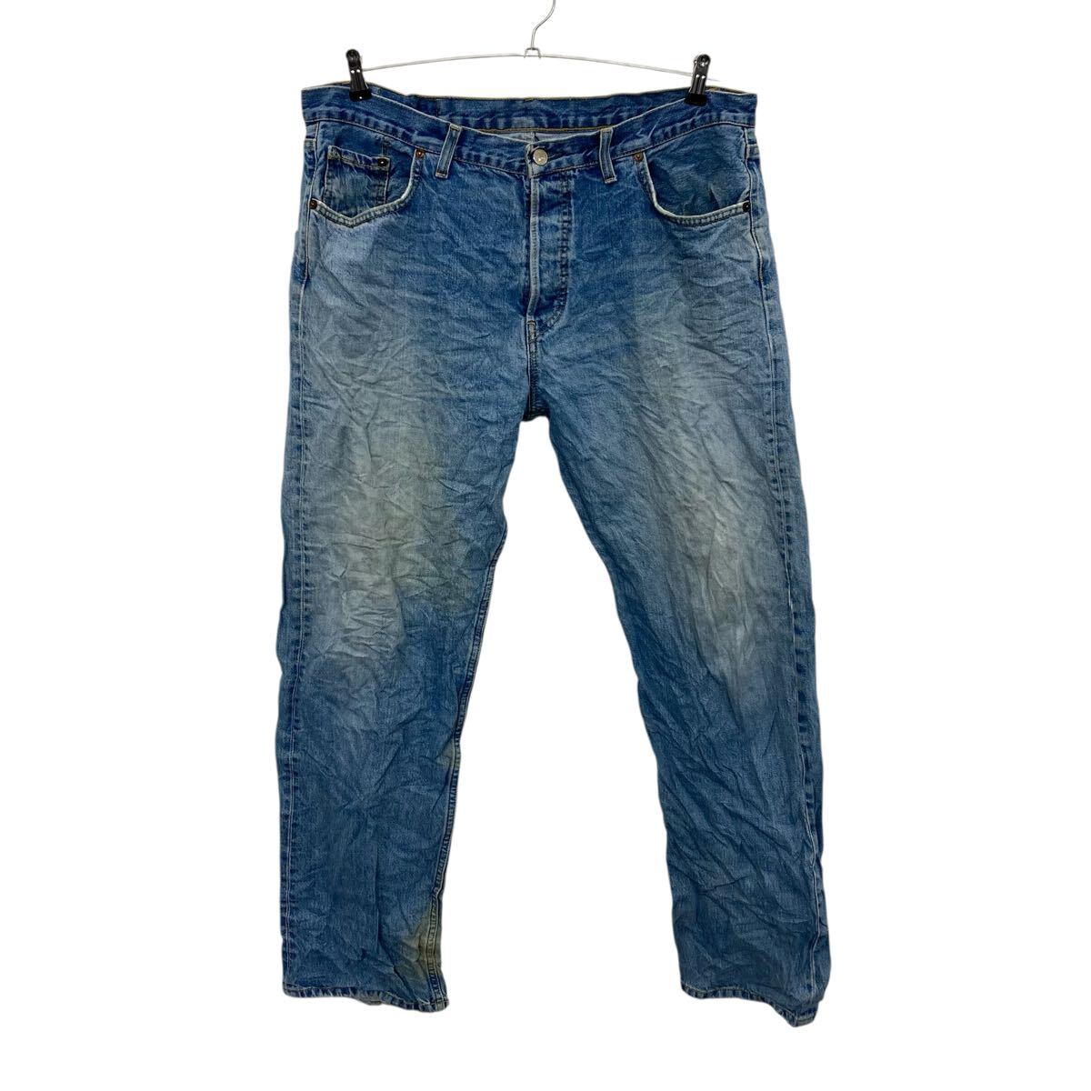 【中古】【古着】 Levi's 501 デニムパンツ W38 ブルー リーバイス ボタンフライ カジュアル アメカジ ジーンズ 古着卸 アメリカ仕入 2506-251