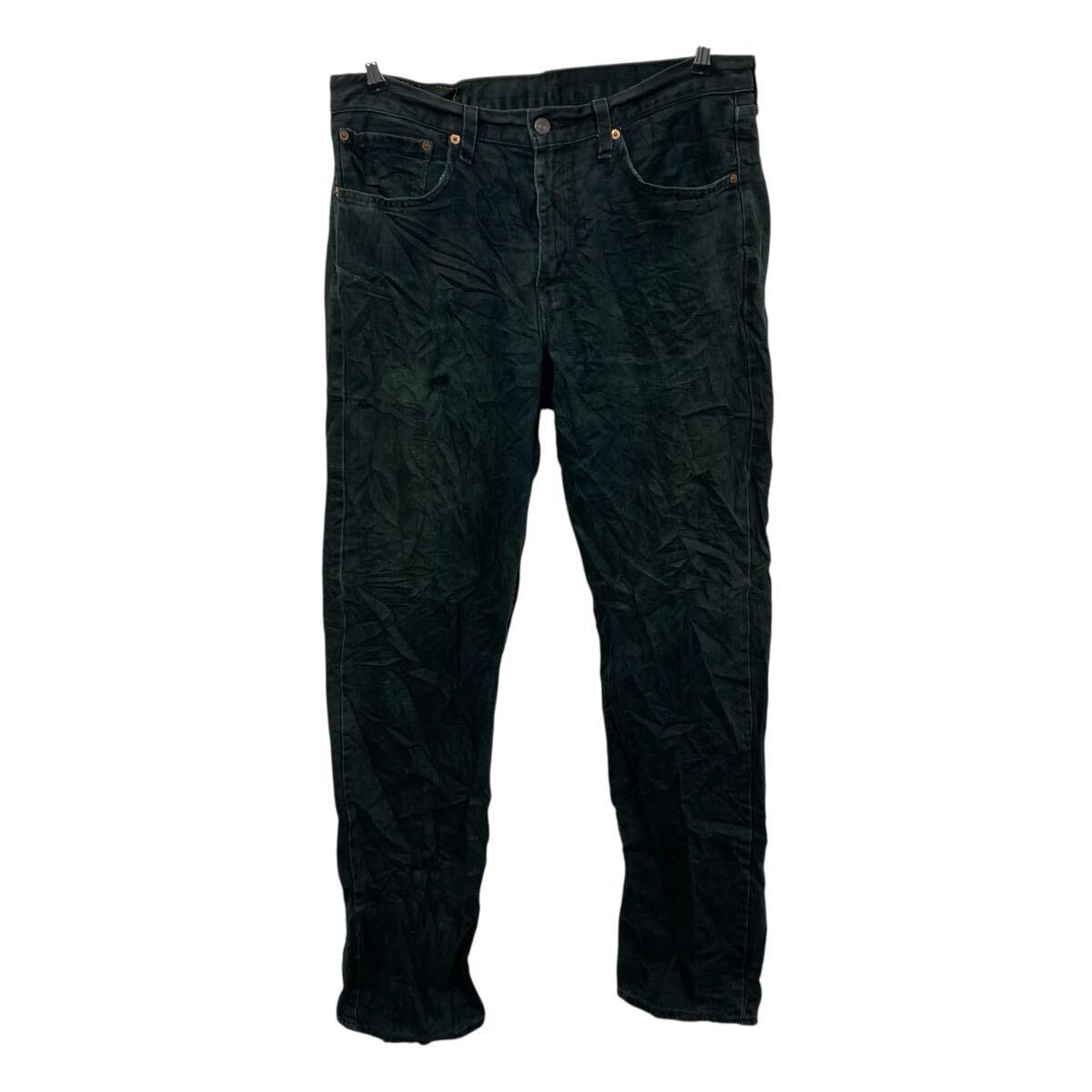 【中古】【古着】 Levi's 751 デニムパンツ W34 ブラック リーバイス ジップアップ カジュアル アメカジ ジーンズ 古着卸 アメリカ仕入 2506-258