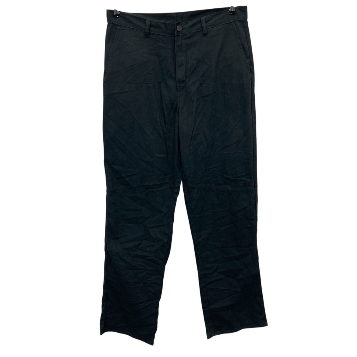【中古】【古着】 Dikies ワークパンツ W34 ブラック ディッキーズ ジップアップ ワーク コットン ワイド 古着卸 アメリカ仕入 2506-260