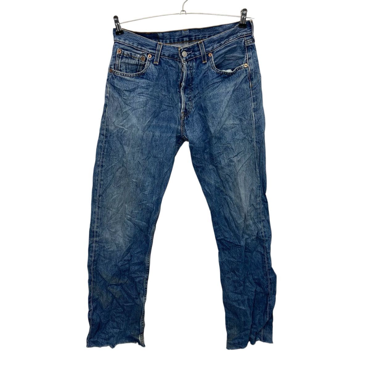 【中古】【古着】 Levi's 501 デニムパンツ W30 ブルー リーバイス ボタンフライ カジュアル アメカジ ジーンズ 古着卸 アメリカ仕入 2506-286