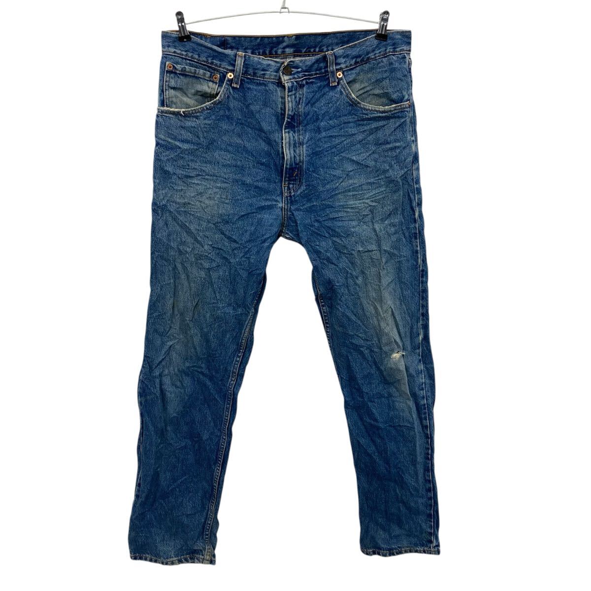 【中古】【古着】 Levi's 521 デニムパンツ W36 ブルー リーバイス ジップアップ カジュアル アメカジ ジーンズ 古着卸 アメリカ仕入 2506-287