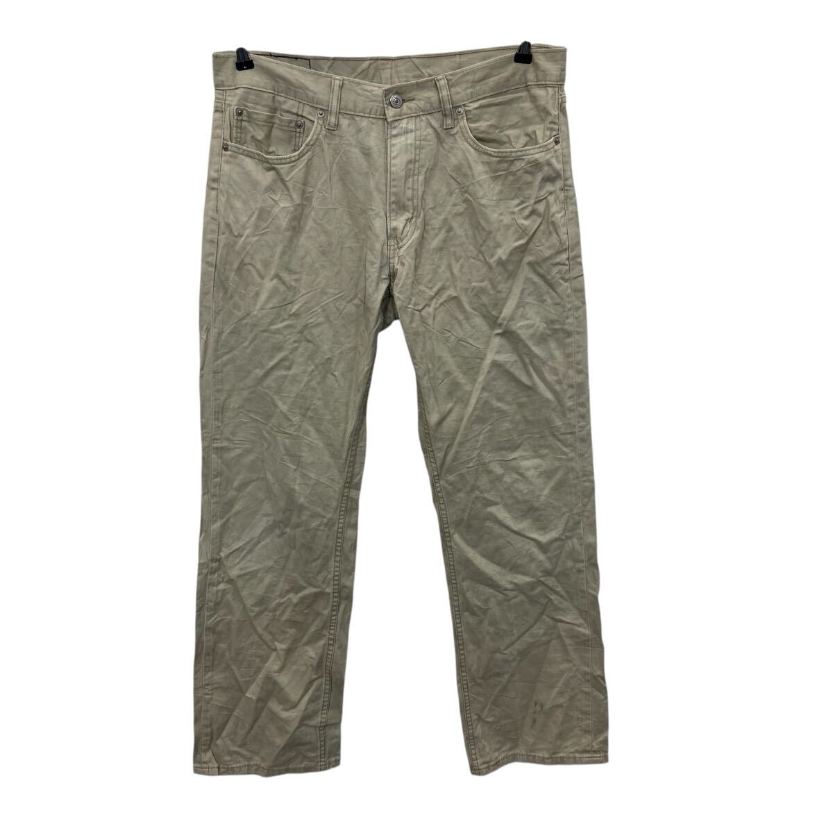 【中古】【古着】 Levi's 559 チノパン W34 ベージュ リーバイス ジップアップ カジュアル アメカジ コットン 古着卸 アメリカ仕入 2506-325