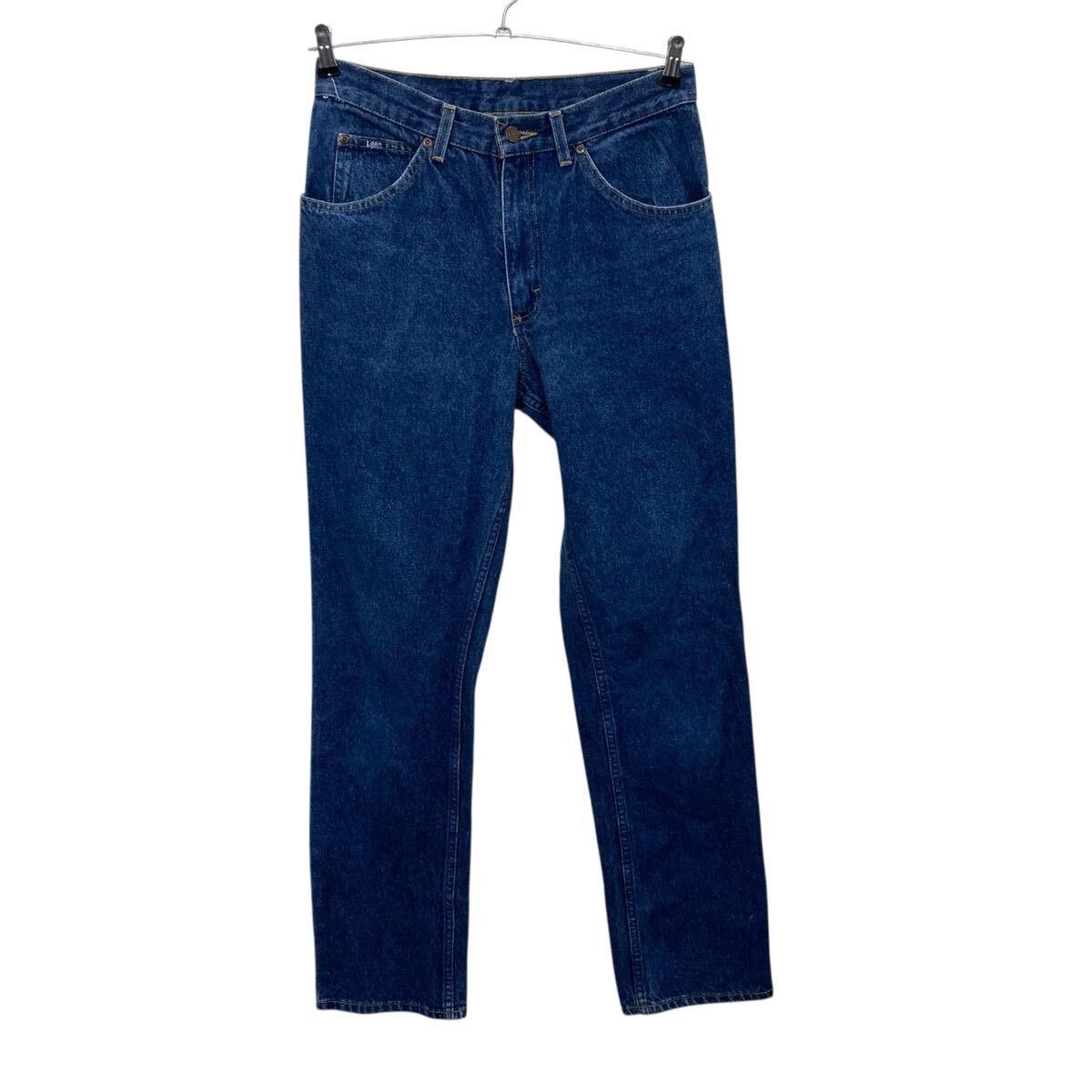 【中古】【古着】 Lee デニムパンツ W32 ブルー リー ジップアップ カジュアル アメカジ ジーンズ ストレート 古着卸 アメリカ仕入 2506-346